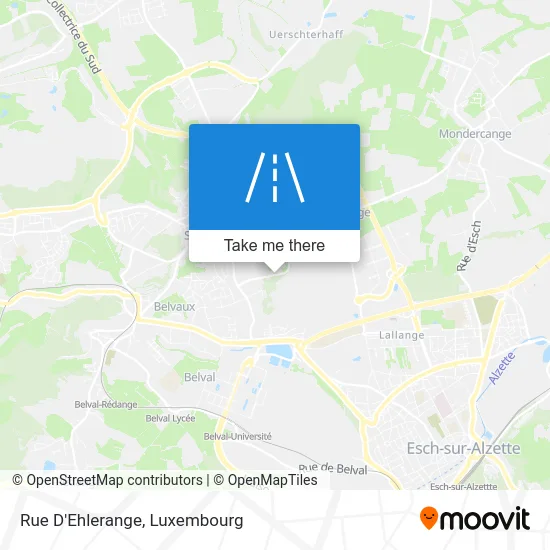 Rue D'Ehlerange map