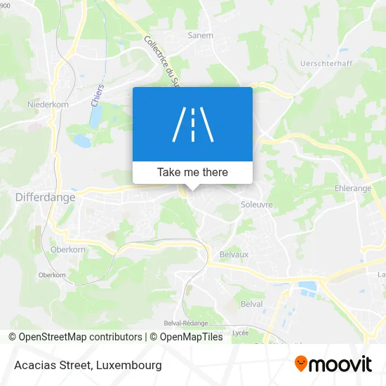 Rue Des Acacias map