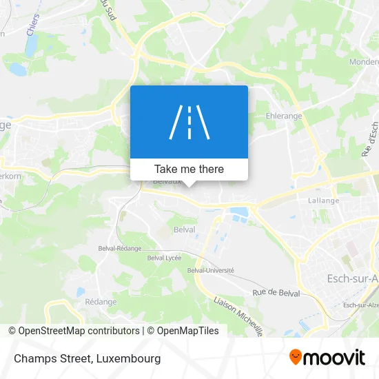 Rue Des Champs Karte