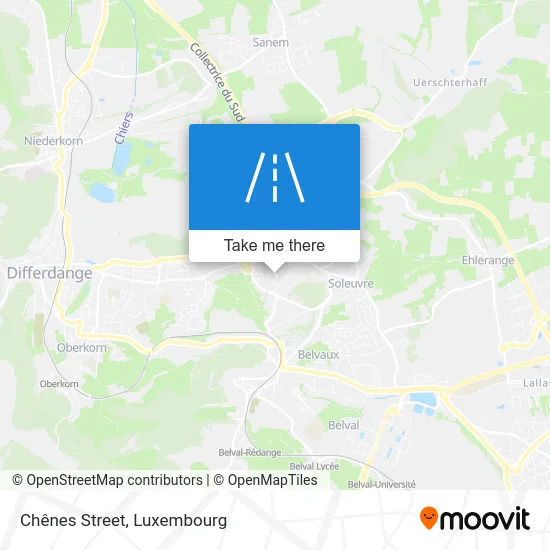 Rue Des Chênes Karte