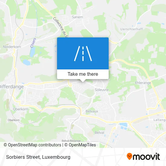 Rue Des Sorbiers map