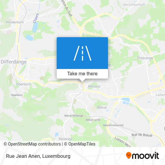Rue Jean Anen map