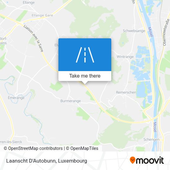 Laanscht D'Autobunn map
