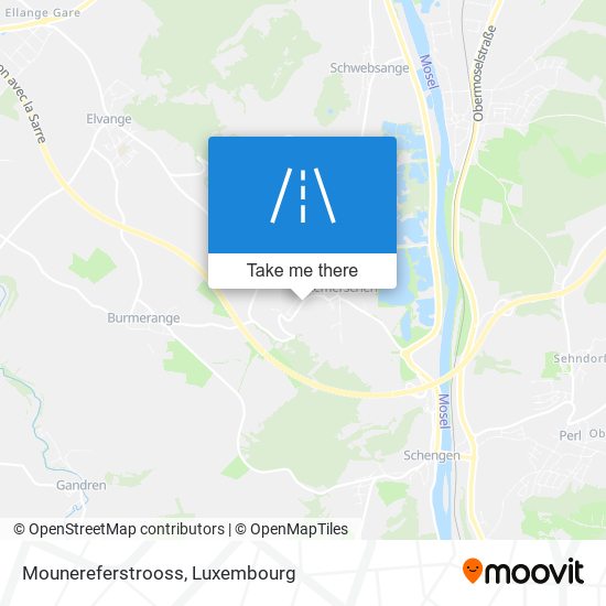 Mounereferstrooss map