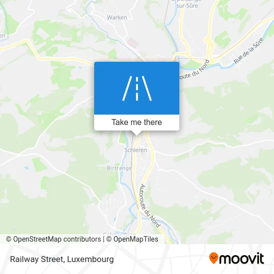 Rue Du Chemin De Fer Karte