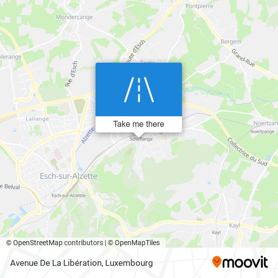 Avenue De La Libération map