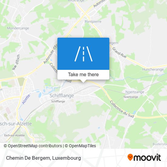 Chemin De Bergem map