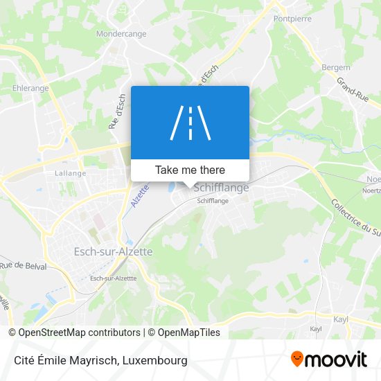 Cité Émile Mayrisch map