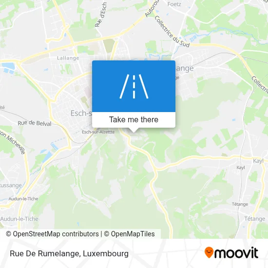 Rue De Rumelange map