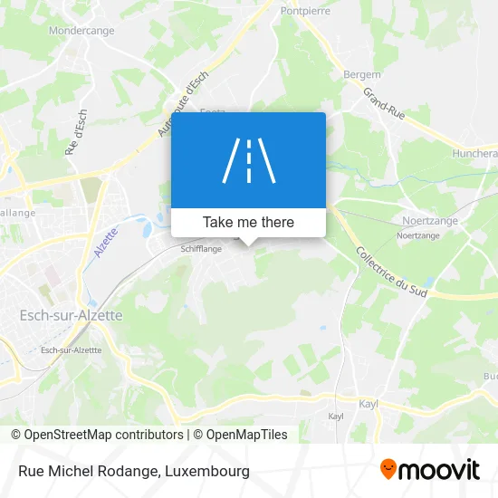 Rue Michel Rodange Karte
