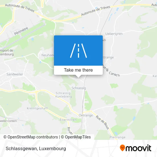 Schlassgewan Karte