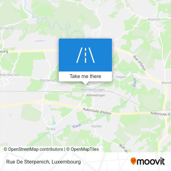 Rue De Sterpenich map