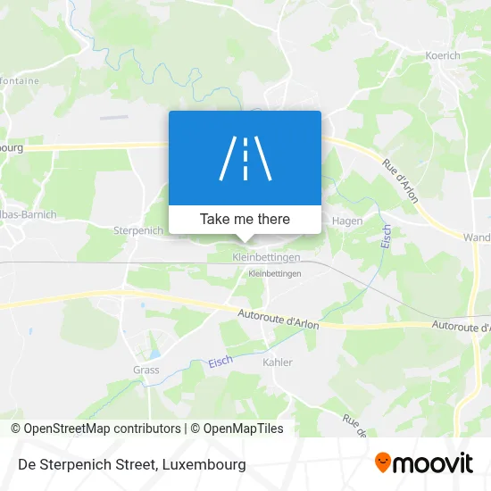 Rue De Sterpenich map