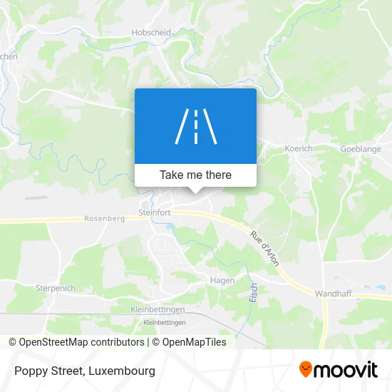 Rue Des Coquelicots map