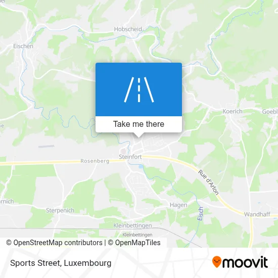 Rue Des Sports map