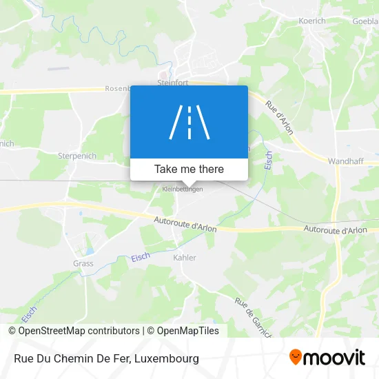 Rue Du Chemin De Fer map