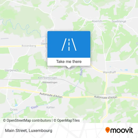 Rue Principale Karte