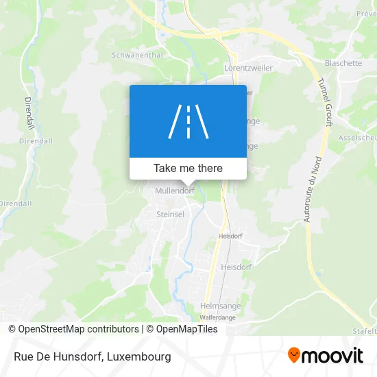 Rue De Hunsdorf map