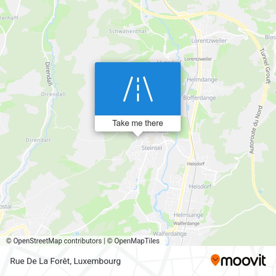 Rue De La Forêt map