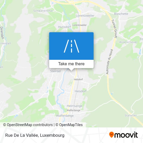 Rue De La Vallée map