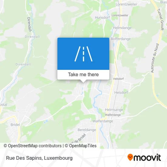 Rue Des Sapins map