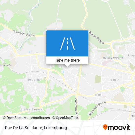 Rue De La Solidarité map