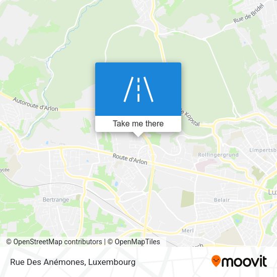 Rue Des Anémones map