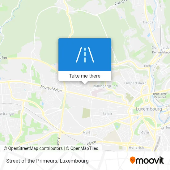 Rue Des Primeurs map