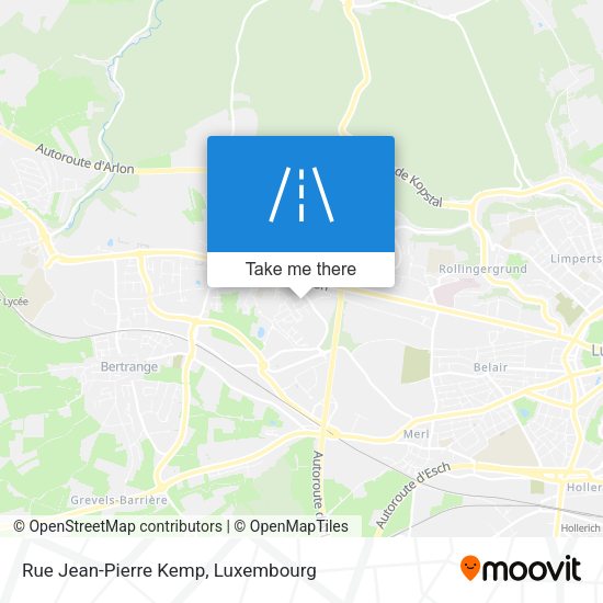 Rue Jean-Pierre Kemp map