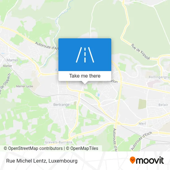 Rue Michel Lentz map