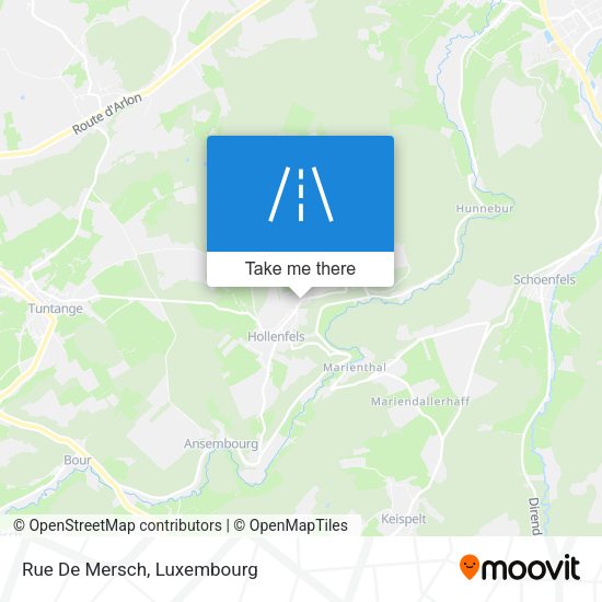 Rue De Mersch map