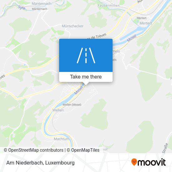 Am Niederbach map