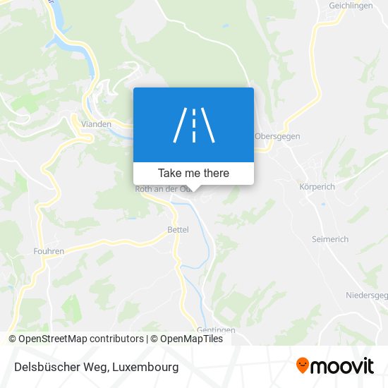 Delsbüscher Weg map