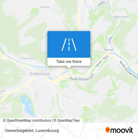 Gewerbegebiet map
