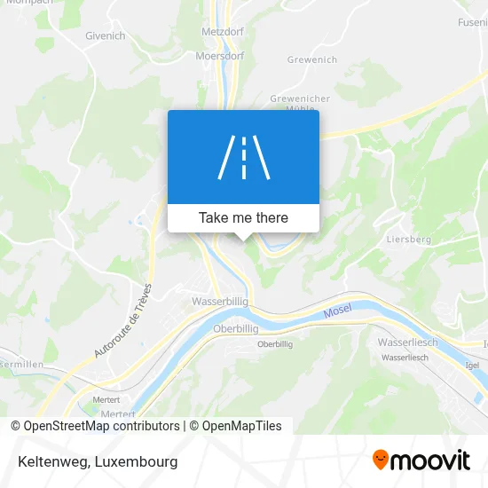 Keltenweg map