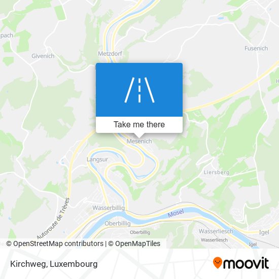 Kirchweg map