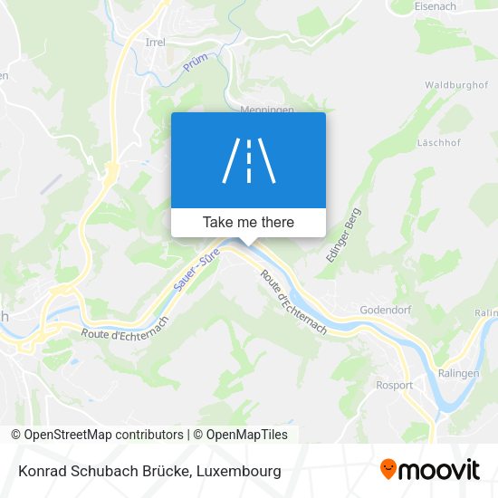 Konrad Schubach Brücke map