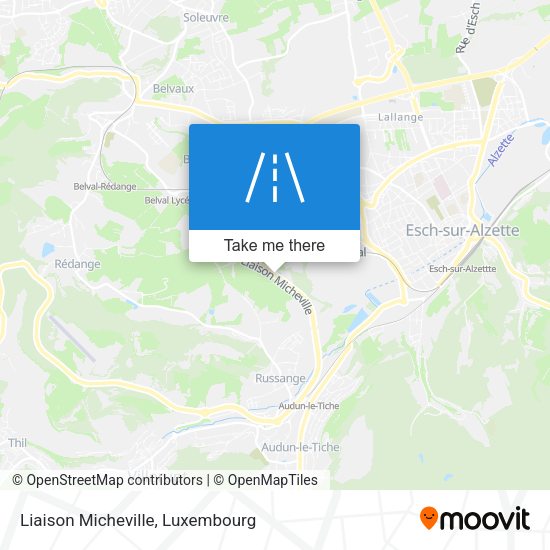 Liaison Micheville map