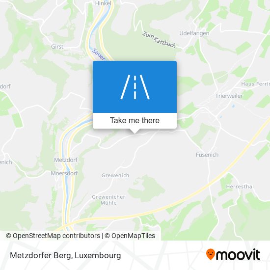 Metzdorfer Berg map