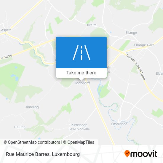 Rue Maurice Barres map