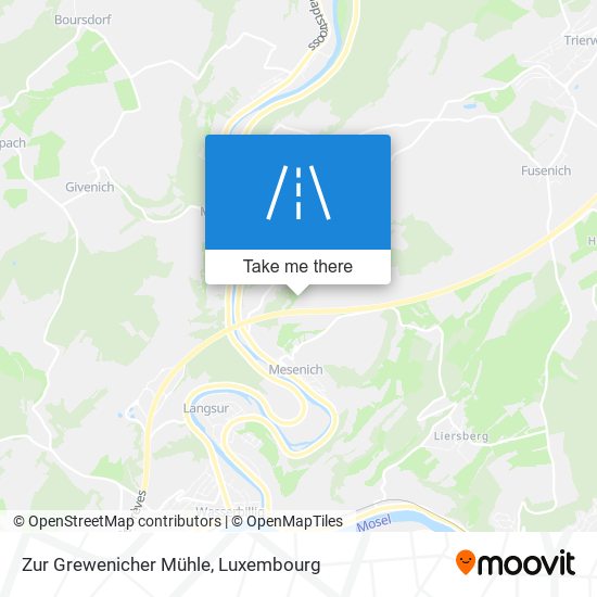Zur Grewenicher Mühle map