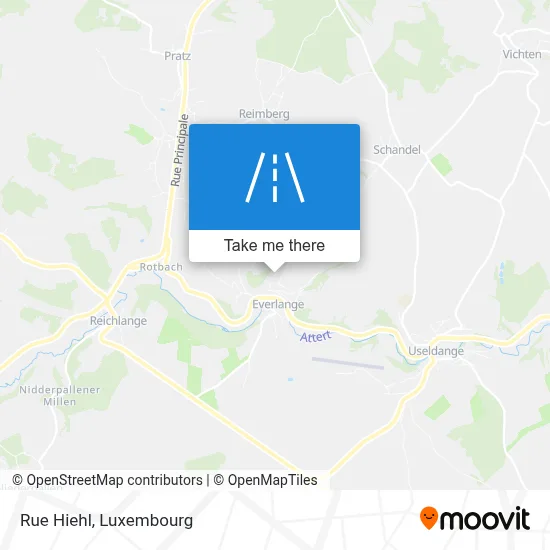 Rue Hiehl map