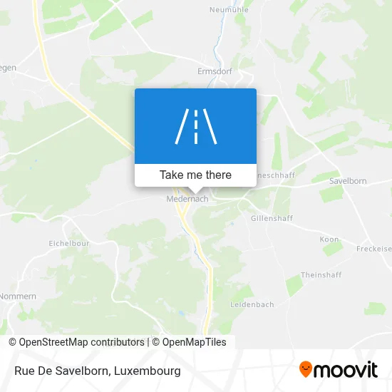Rue De Savelborn map