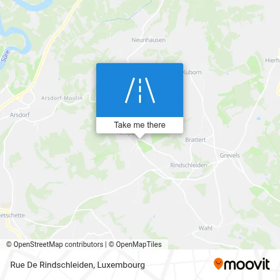 Rue De Rindschleiden map