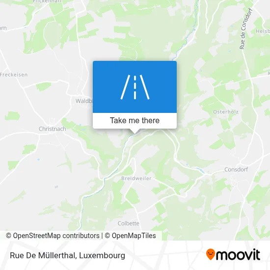 Rue De Müllerthal map