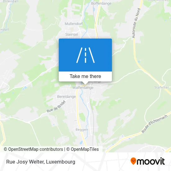 Rue Josy Welter map