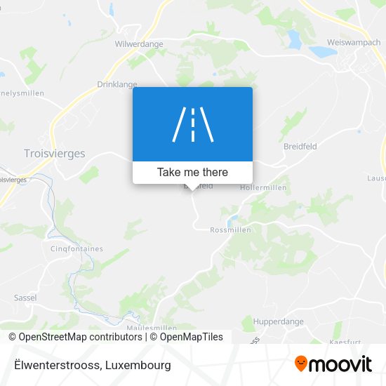 Ëlwenterstrooss map