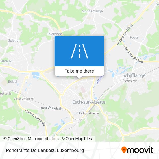 Pénétrante De Lankelz map