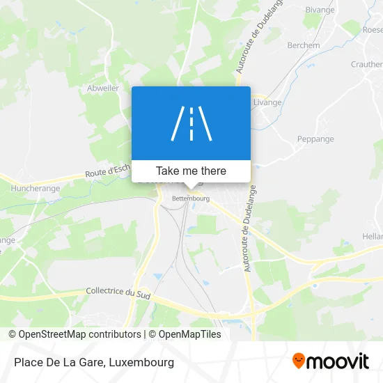 Place De La Gare map