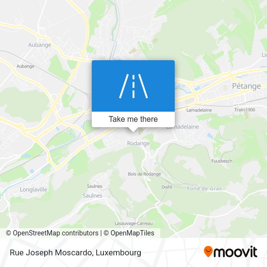 Rue Joseph Moscardo map
